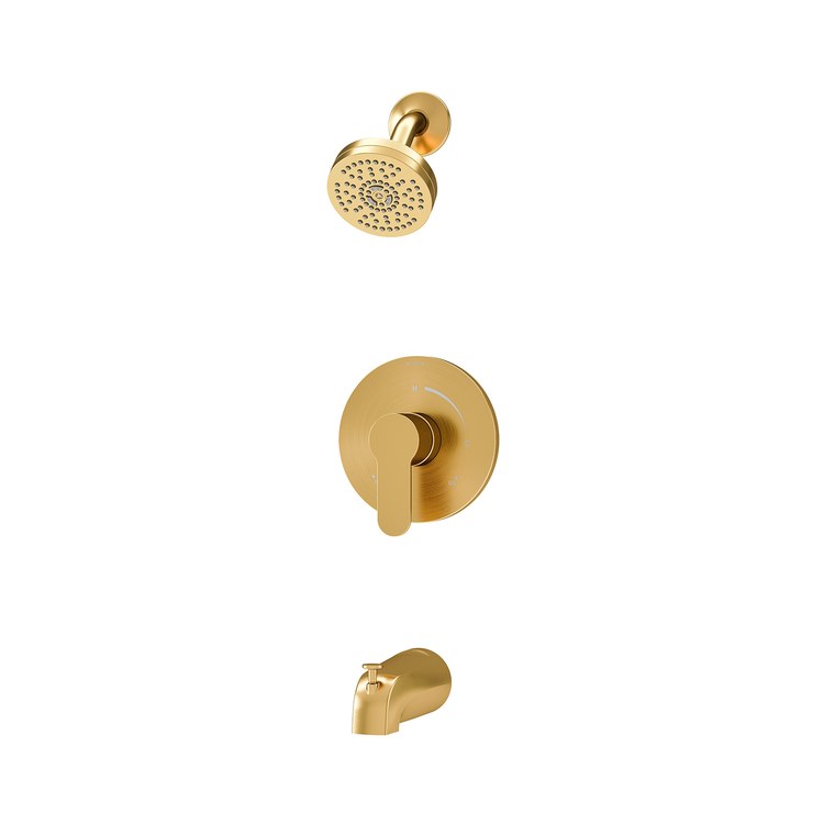 Tub and Shower Trim Identity 1 Lever Brushed Bronze WaterSense ADA 1.5 Gallons per Minute - Image 1