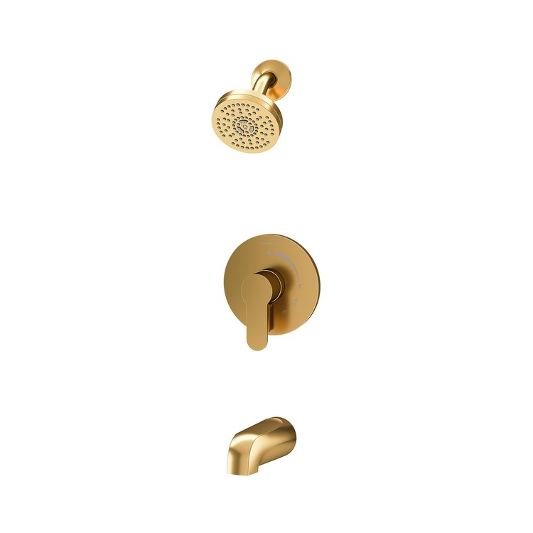 Tub and Shower Trim Identity Integral Diverter 1 Lever Brushed Bronze WaterSense ADA 1.5 Gallons per Minute - Image 1