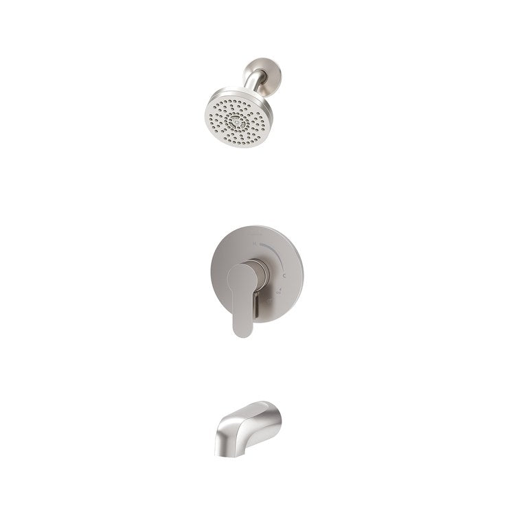 Tub and Shower Trim Identity Integral Diverter 1 Lever Satin Nickel WaterSense ADA 1.5 Gallons per Minute - Image 1