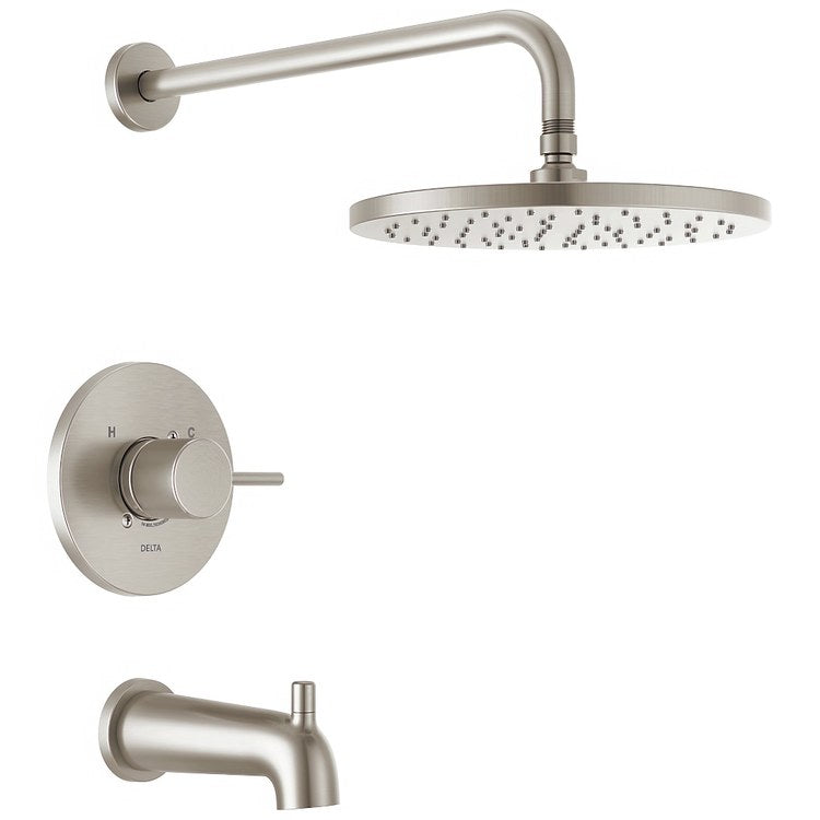 Tub and Shower Trim Modern Monitor 14 Series Less Rough-In 1 Lever Spotshield Brushed Nickel WaterSense ADA 1.75 Gallons per Minute - Image 1