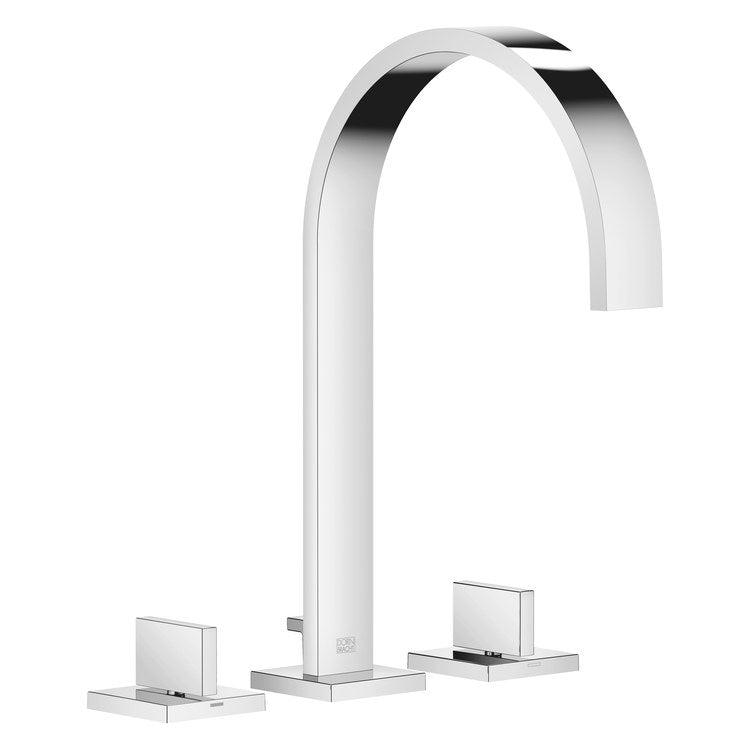 Lavatory Faucet MEM Mixer 2 Lever ADA WaterSense Chrome 1.2 Gallons per Minute Pop-Up Waste 3 Hole - Image 1