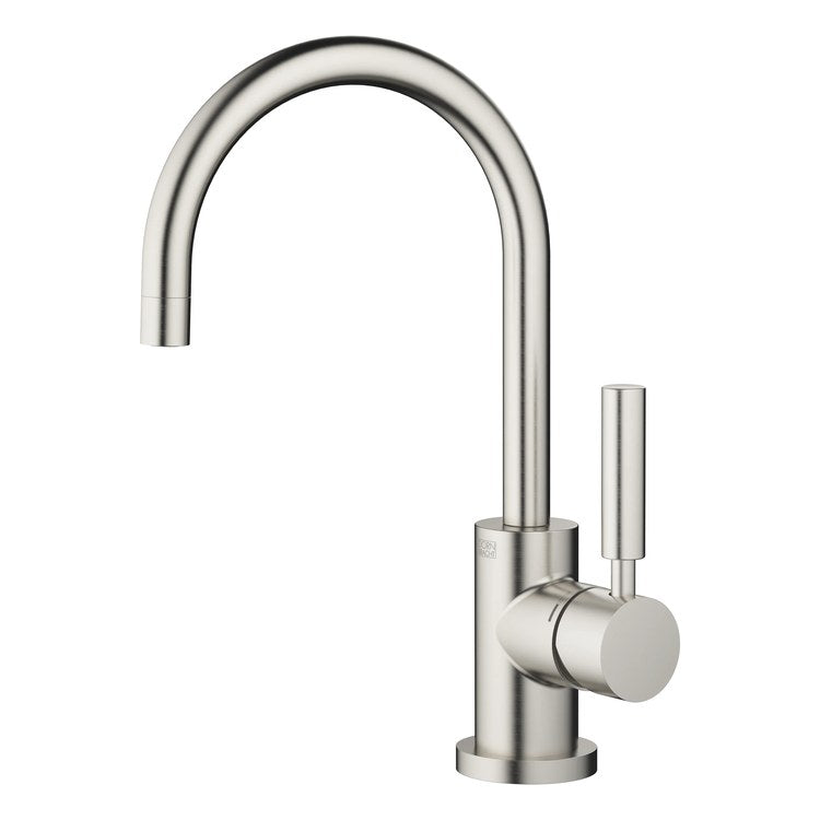 Lavatory Faucet TARA Mixer 1 Lever ADA WaterSense Brushed Platinum 1.2 Gallons per Minute Pop-Up Waste 1 Hole - Image 1