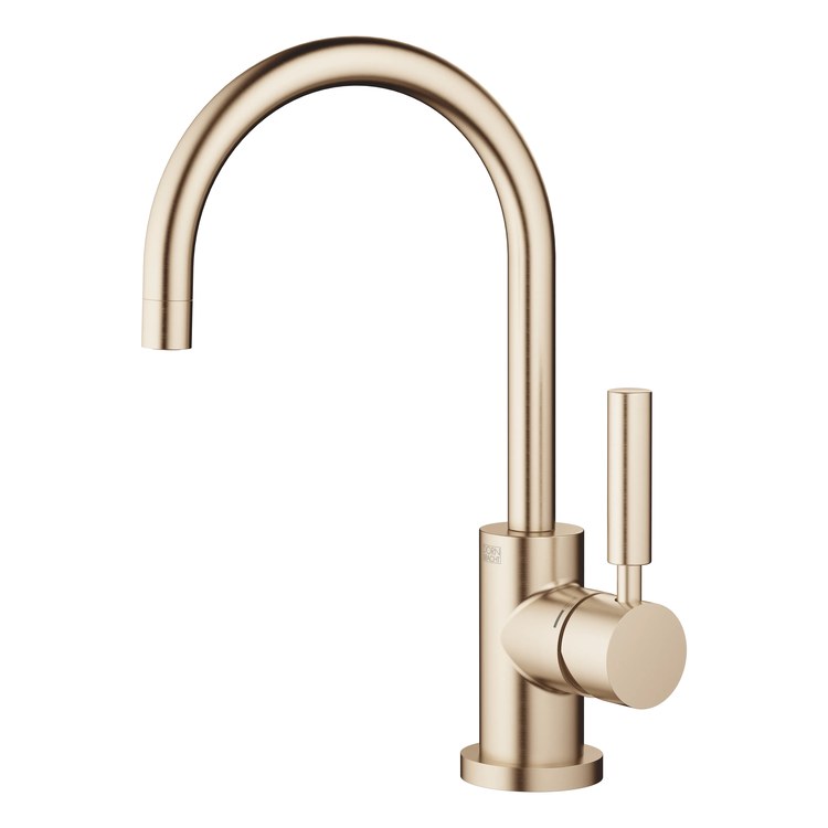Lavatory Faucet TARA Mixer 1 Lever ADA WaterSense Brushed Champagne 1.2 Gallons per Minute Pop-Up Waste 1 Hole - Image 1