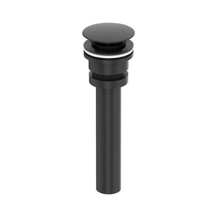 Sink Drain Vessel Basin with Clicker Plug 12 Inch Black Brass for 1-1/4 IN Drain Connections