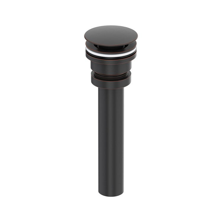 Lavatory Drain Universal Free Flow Open Oil Rubbed Bronze Brass