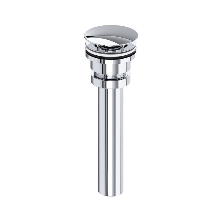 Lavatory Drain Universal Free Flow Open Polished Chrome Brass