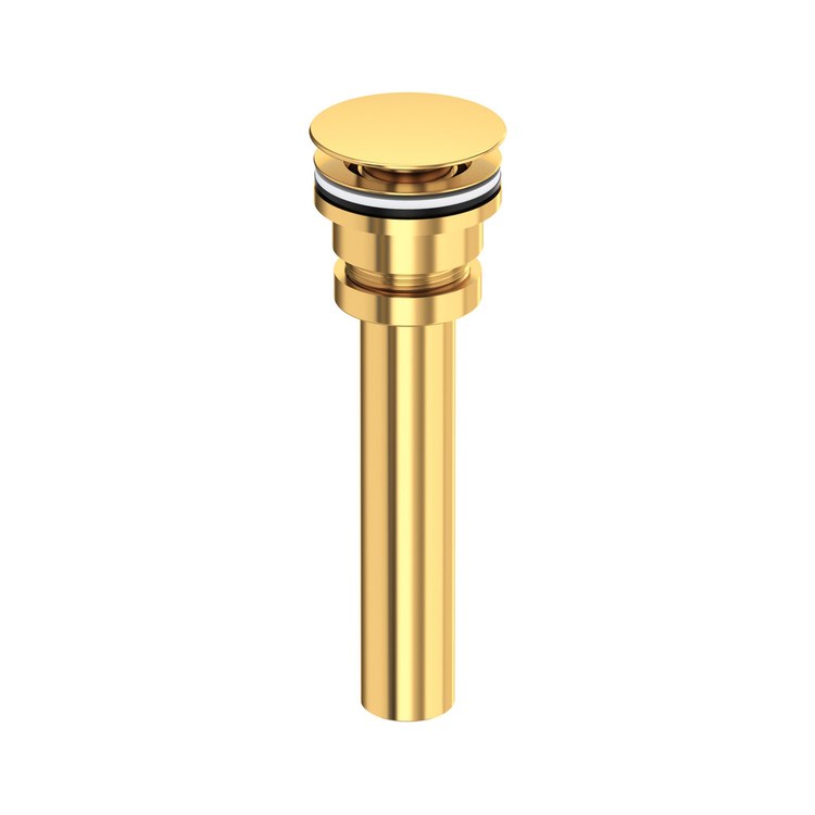 Lavatory Drain Universal Free Flow Open Unlacquered Brass Brass