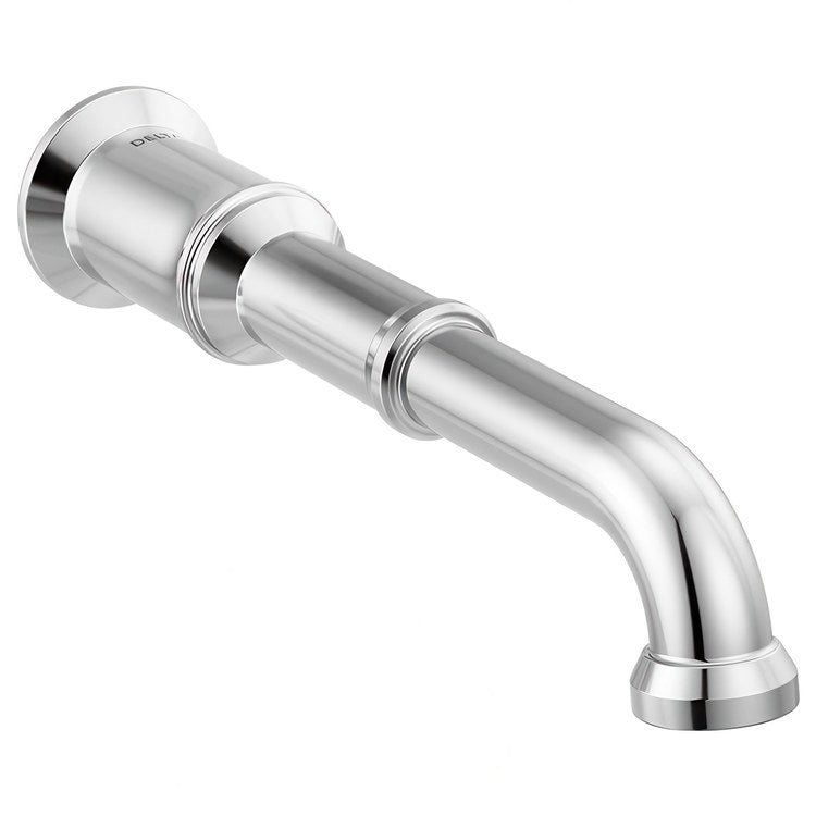 Lavatory Faucet Broderick Wall Mount 8 Inch Spread Less Handle Lumicoat Chrome 1.2 Gallons per Minute 3 Hole - Image 1