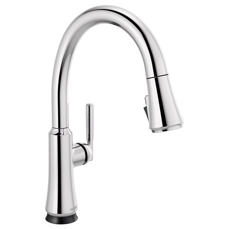 Kitchen Faucet Coranto 1 Lever ADA Chrome Pull Down 3 Function High Arc 360 DEG Swivel 1 Hole SoftTouch Diamond Seal ShieldSpray Touch2O MagnaTite VoiceIQ Touchless 1.8 Gallons per Minute - Image 1