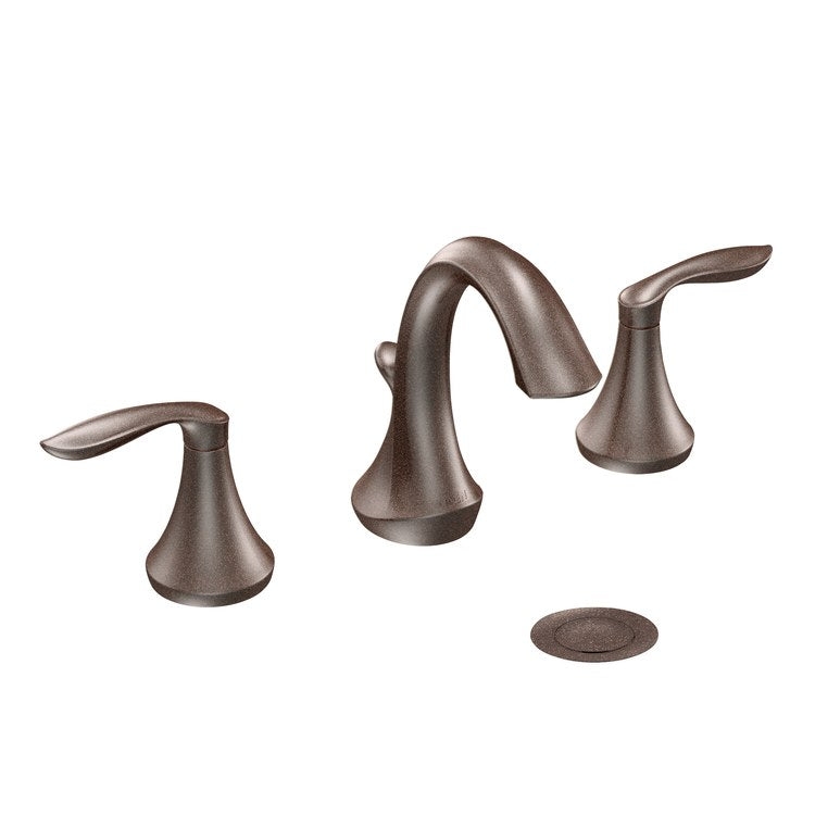 Lavatory Faucet Eva 8 to 16 Inch Spread 2 Lever ADA WaterSense Oil Rubbed Bronze 1.2 Gallons per Minute High Arc 3 Hole - Image 2
