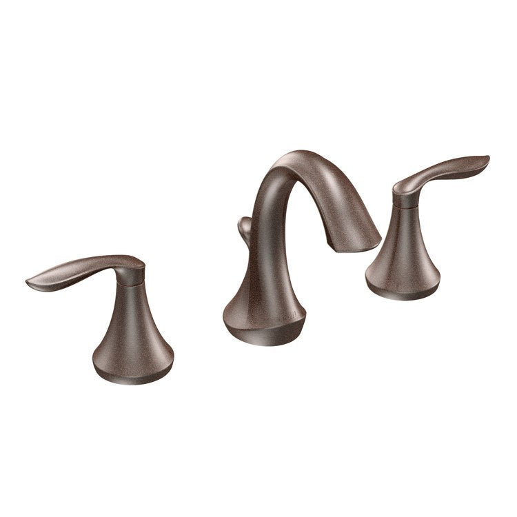 Lavatory Faucet Eva 8 to 16 Inch Spread 2 Lever ADA WaterSense Oil Rubbed Bronze 1.2 Gallons per Minute High Arc 3 Hole - Image 1