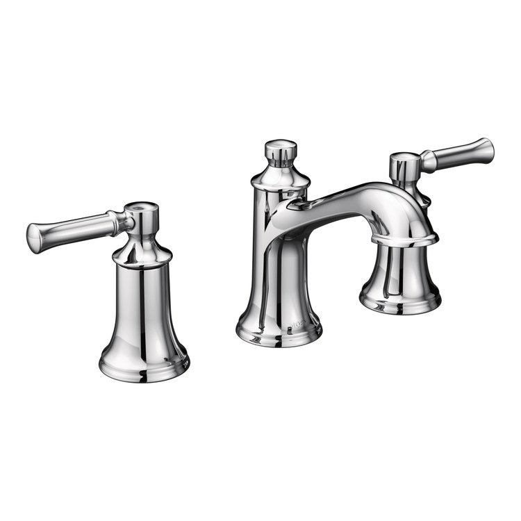 Lavatory Faucet Dartmoor 8 to 16 Inch Spread 2 Lever ADA WaterSense Chrome 1.2 Gallons per Minute High Arc 3 Hole