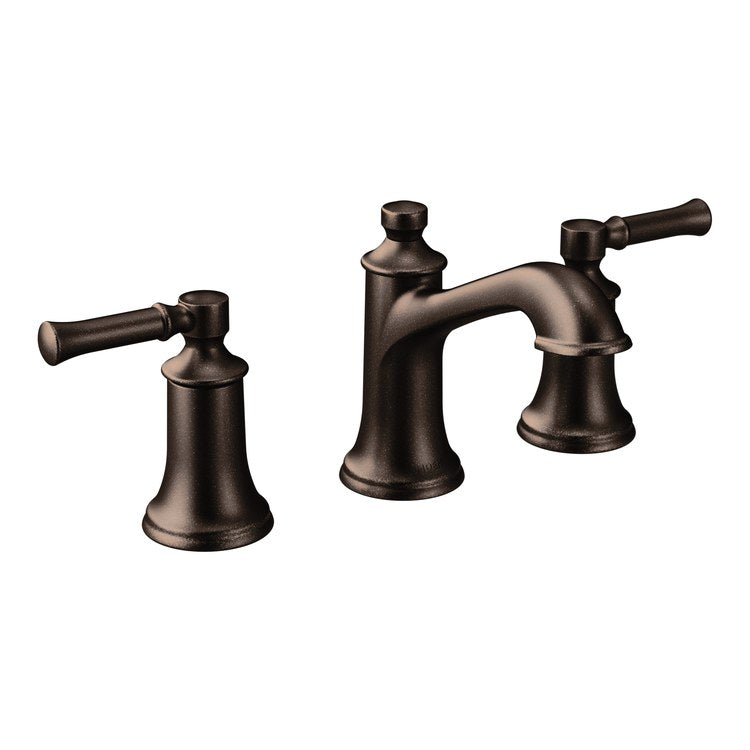 Lavatory Faucet Dartmoor 8 to 16 Inch Spread 2 Lever ADA WaterSense Oil Rubbed Bronze 1.2 Gallons per Minute High Arc 3 Hole - Image 1