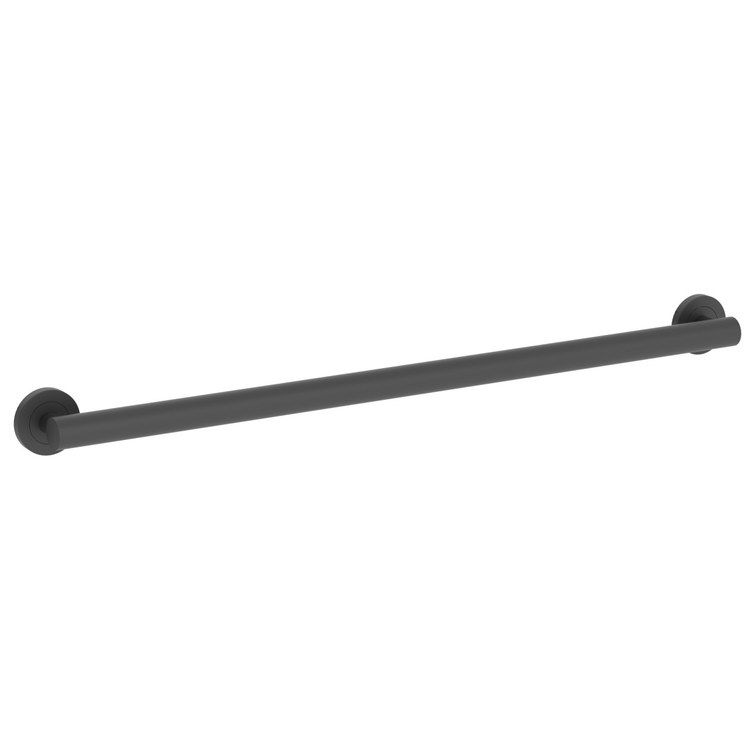 Grab Bar Dia 42 Inch Matte Black ADA Concealed - Image 1