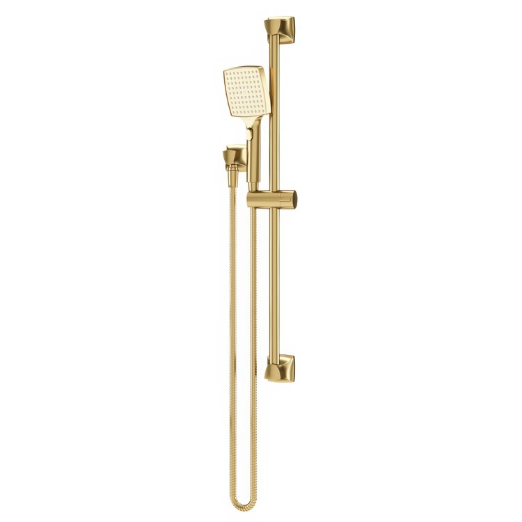 Handshower Slide Bar System with HydroMersion Technology Brushed Bronze Single Function ADA 2.0 Gallons per Minute 4 Inch - Image 1