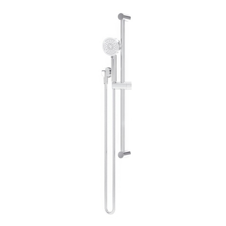 Handshower Dia with Slide Bar Polished Chrome 1 Functions ADA 2.0 Gallons per Minute HydroMersion 4 Inch - Image 1