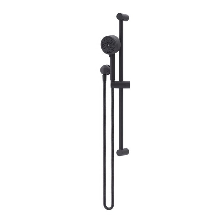 Handshower Slide Bar System with HydroMersion Technology Matte Black Multi Function ADA 2.0 Gallons per Minute 4 Inch - Image 1