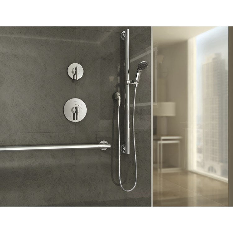 Diverter Trim Dia Round Dual Outlet Polished Chrome 1 Lever ADA for Dual Outlet Diverter Valve - Image 2