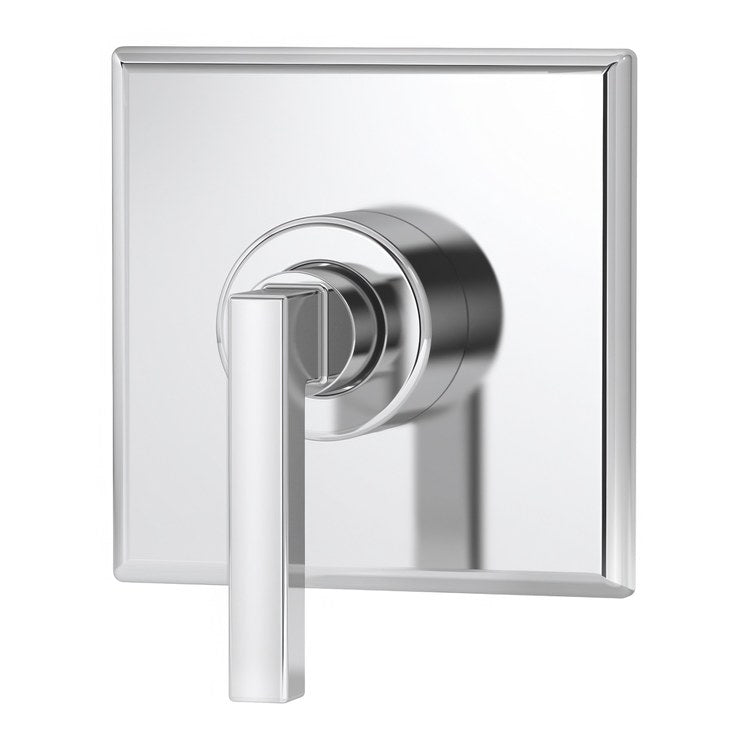 Diverter Trim Duro Square Dual Outlet Polished Chrome 1 Lever ADA for Dual Outlet Diverter Valve - Image 1