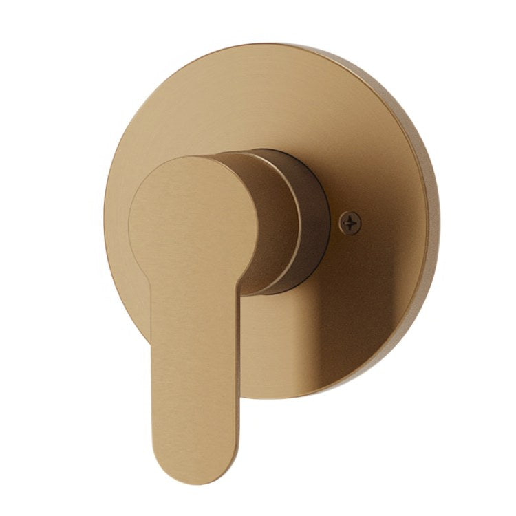 Diverter Trim Identity Brushed Bronze 1 Lever ADA for Triple Outlet Diverter Valve - Image 1