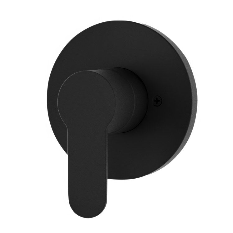 Diverter Trim Identity Matte Black 1 Lever ADA for Triple Outlet Diverter Valve - Image 1