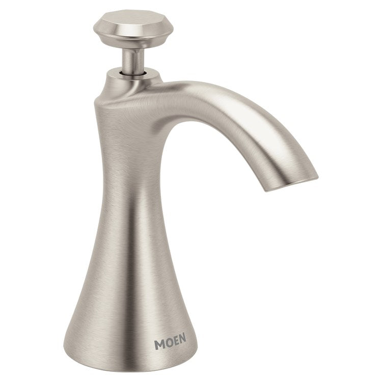 Soap Dispenser Sinema Modern Spot Resist Stainless Steel Deck Mount 18 Ounce - Image 1