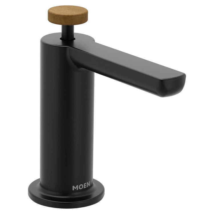 Soap Dispenser Tenon Modern Matte Black Deck Mount 18 Ounce - Image 1