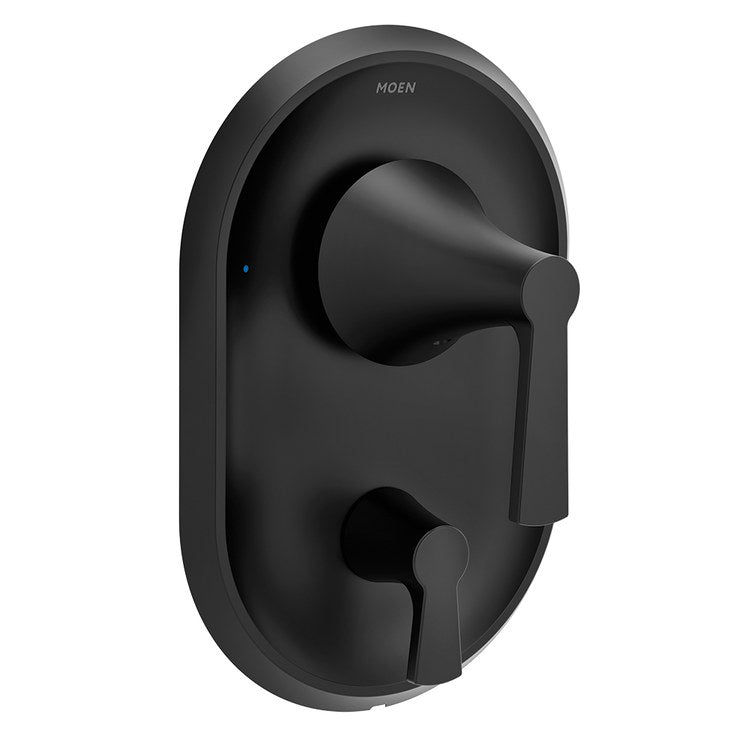 Shower Trim Jase Posi-Temp with Diverter Valve 2 Lever Matte Black ADA - Image 1