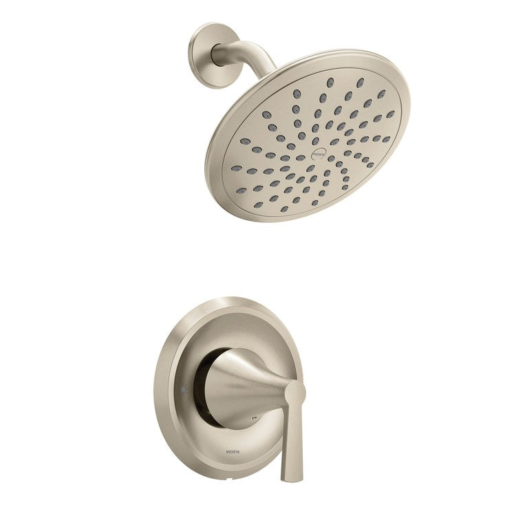 Shower Trim Jase Posi-Temp Eco-Performance 1 Lever Brushed Nickel ADA 1.75 Gallons per Minute Rainshower - Image 1