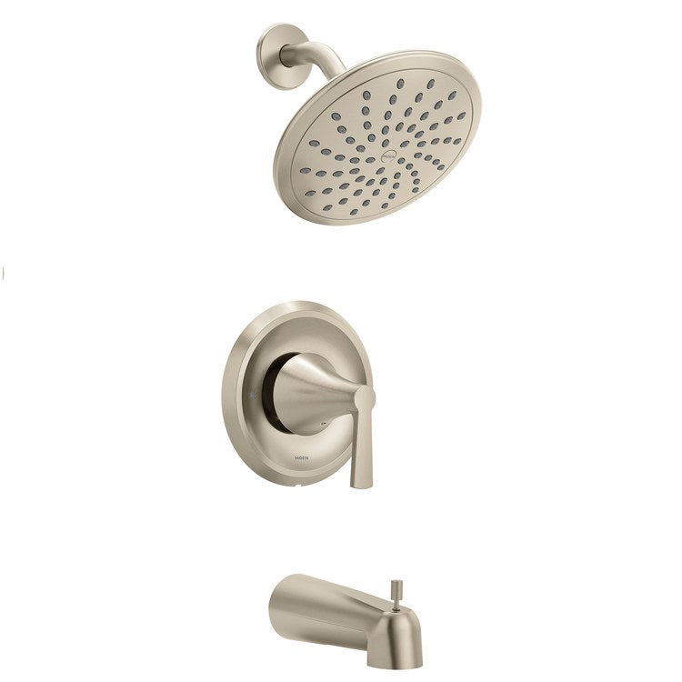 Tub and Shower Trim Jase Posi-Temp Eco-Performance 1 Lever Brushed Nickel ADA - Image 1