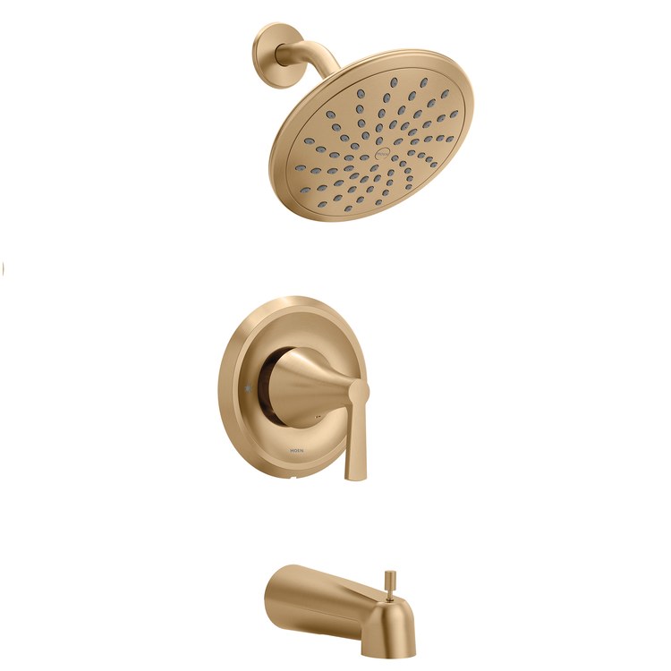 Tub and Shower Trim Jase Posi-Temp Eco-Performance 1 Lever Bronzed Gold ADA - Image 1