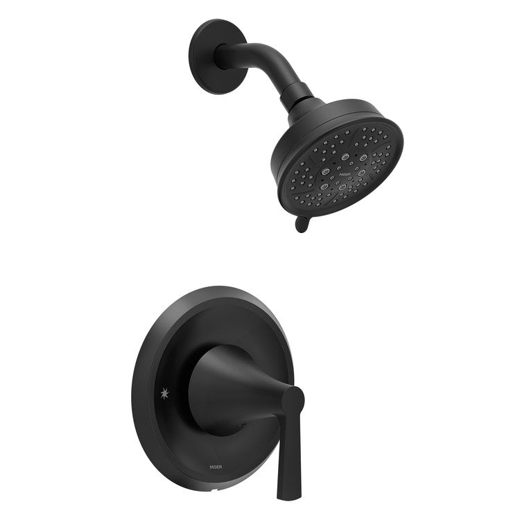 Shower Trim Jase Posi-Temp 1 Lever Matte Black ADA 1.75 Gallons per Minute - Image 1
