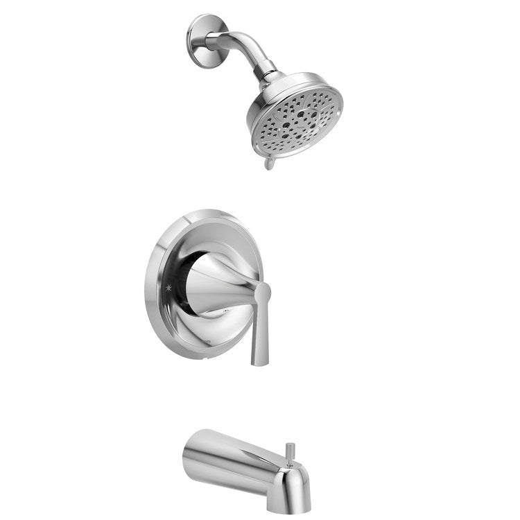 Tub and Shower Trim Jase Posi-Temp 1 Lever Chrome ADA 1.75 Gallons per Minute - Image 1