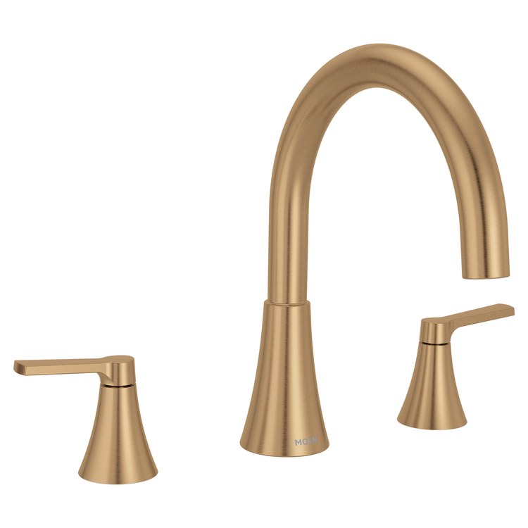 Roman Tub Trim Jase 2 Lever Bronzed Gold ADA 3 Hole - Image 1