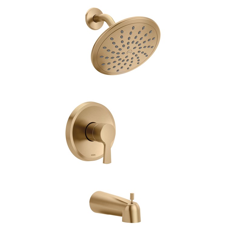 Shower Trim Jase M-CORE 2 Series Eco-Performance 1 Lever Bronzed Gold ADA 1.75 Gallons per Minute Rainshower - Image 1