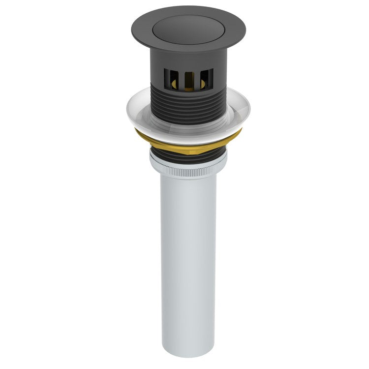 Lavatory Faucet Duro 1 Lever ADA WaterSense Matte Black 1.0 Gallons per Minute Push Pop 1 Hole - Image 2