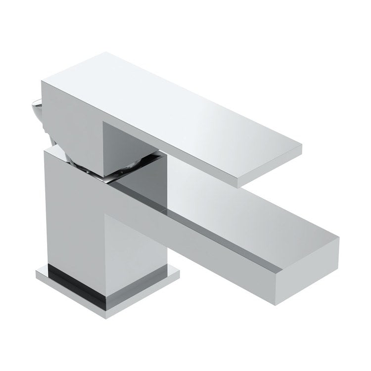Lavatory Faucet Duro 1 Lever ADA WaterSense Polished Chrome 1.0 Gallons per Minute Push Pop 1 Hole - Image 1