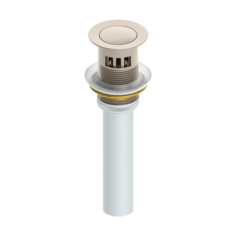 Lavatory Faucet Duro 1 Lever ADA WaterSense Satin Nickel 1.0 Gallons per Minute Push Pop 1 Hole - Image 2