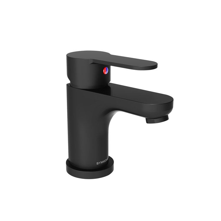 Lavatory Faucet Identity 1 Lever ADA Matte Black 0.5 Gallons per Minute Fixed Metal Push Pop 1 Hole - Image 1