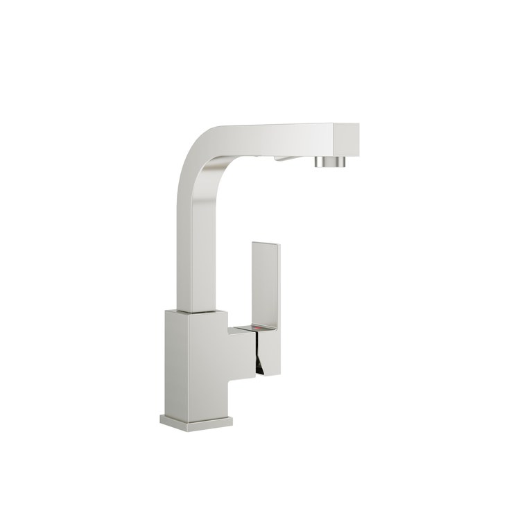 Kitchen Faucet Duro 1 Lever ADA Stainless Steel Fixed 1 Hole 1.75 Gallons per Minute - Image 1