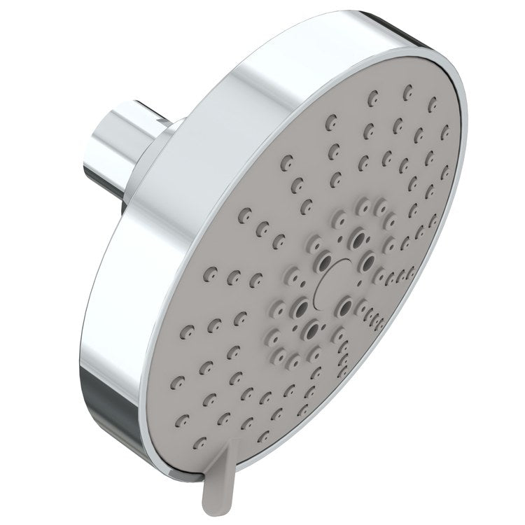 Showerhead Dia 5 Functions Polished Chrome 4-3/4 Inch 1.5 Gallons per Minute Round - Image 1