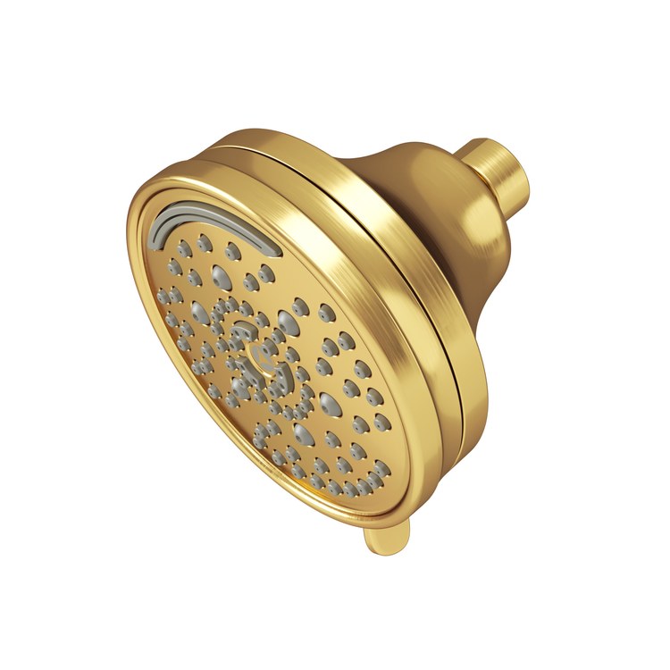 Showerhead HydroMersion Technology 7 Functions with Hydromersion Technology Brushed Bronze 4 Inch 1.5 Gallons per Minute Round - Image 1