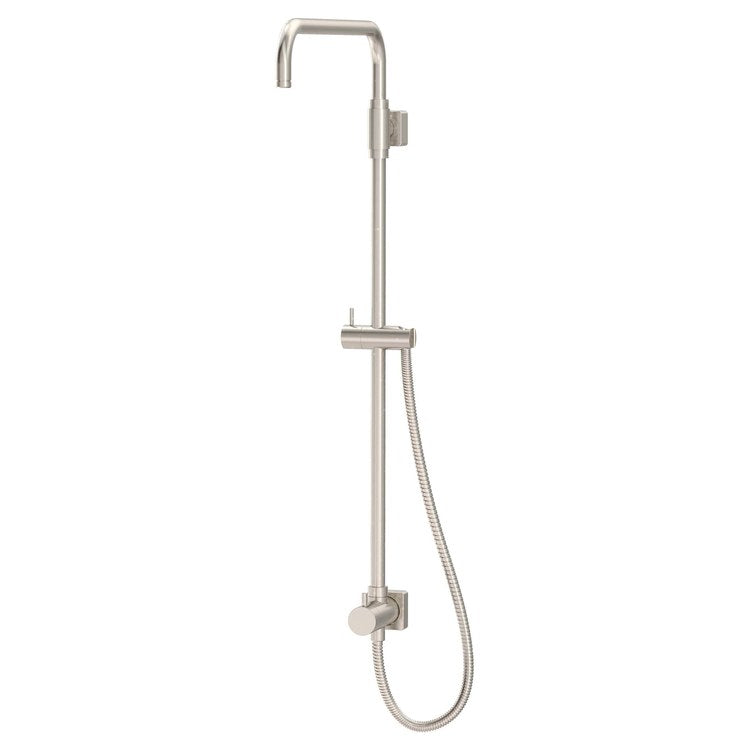 Shower Pipe Duro Exposed Riser 1 Lever Satin Nickel - Image 1