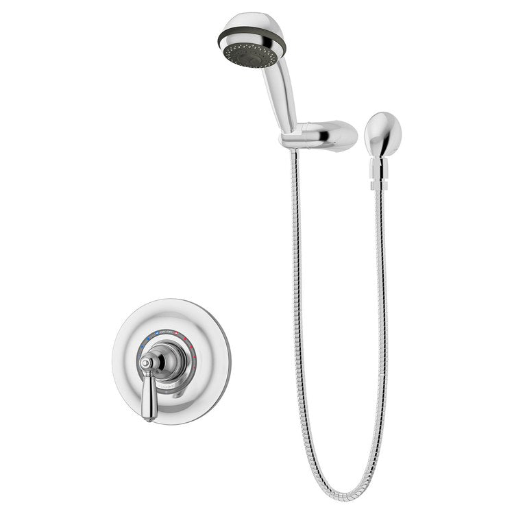 Shower Trim Allura Test Cap 1 Lever Polished Chrome ADA 2.0 Gallons per Minute for 161/162 Series Temptrol Valve - Image 1
