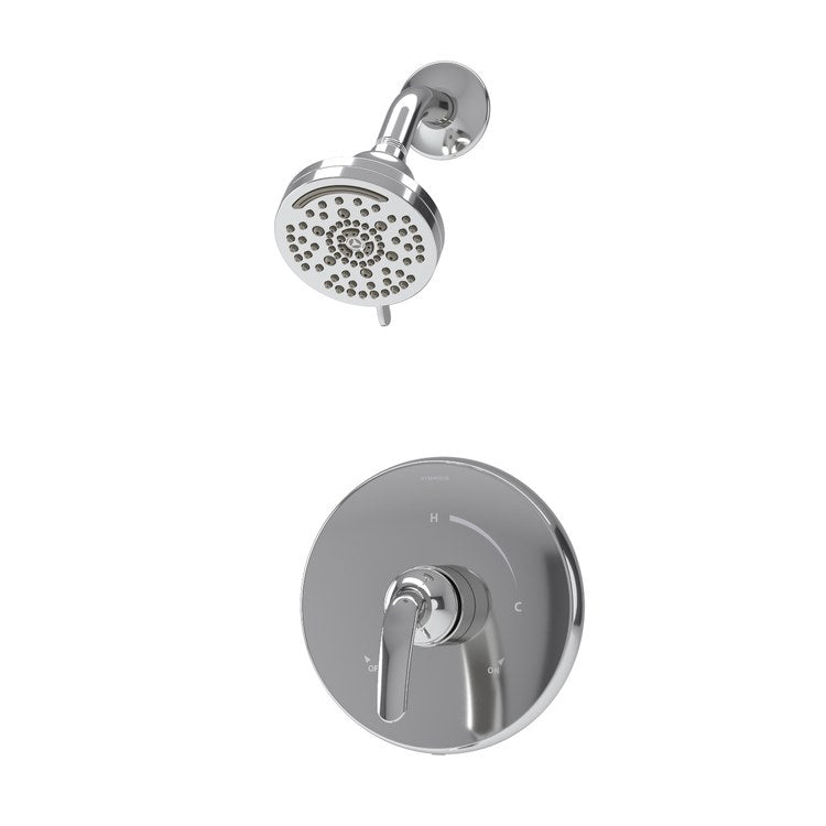 Shower Trim Elm 2 Lever Polished Chrome WaterSense ADA 1.5 Gallons per Minute Round Single Function for 261 Series Temptrol Valve - Image 1