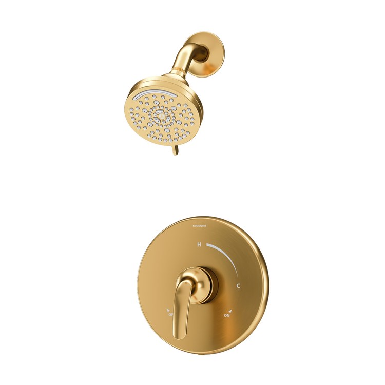 Shower Trim Elm 1 Lever Brushed Bronze WaterSense ADA 1.5 Gallons per Minute Round 7 Function for 261 Series Temptrol Valve - Image 1