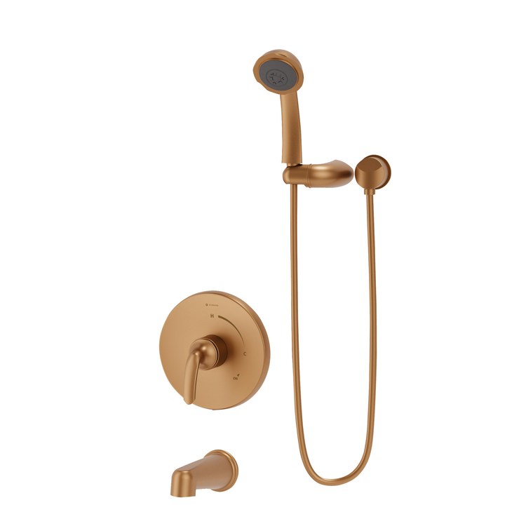 Shower Trim Elm 1 Lever Brushed Bronze WaterSense ADA 1.5 Gallons per Minute for 261 Series Temptrol Valve - Image 1