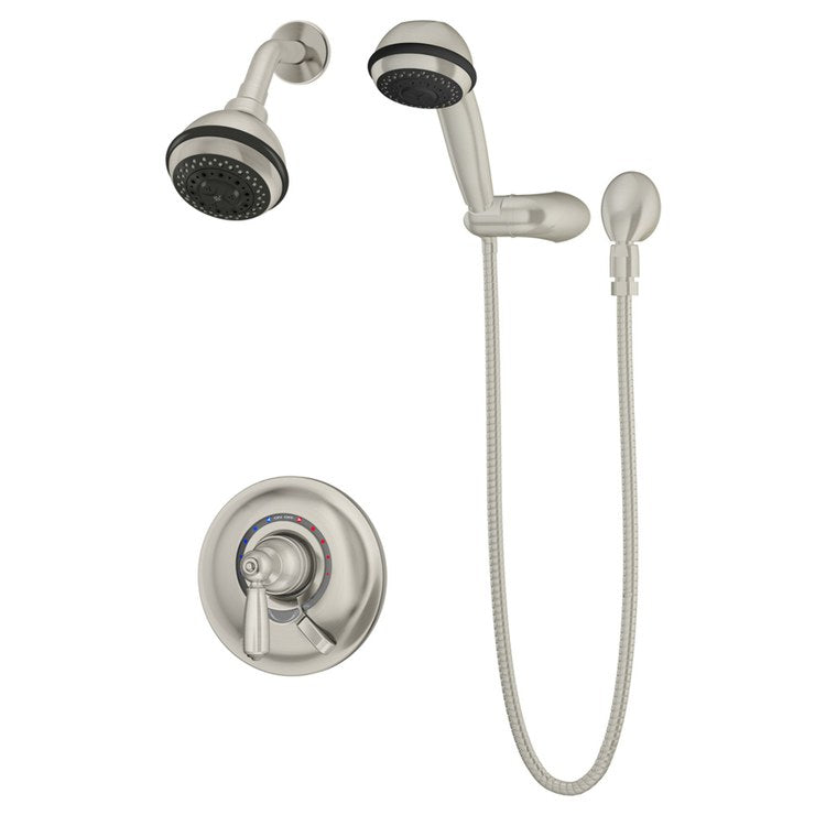 Shower Trim Allura 1 Lever Satin Nickel CALGreen ADA 1.5 Gallons per Minute Round 3 Function for S261 Series Temptrol VersaFlex Valve - Image 1
