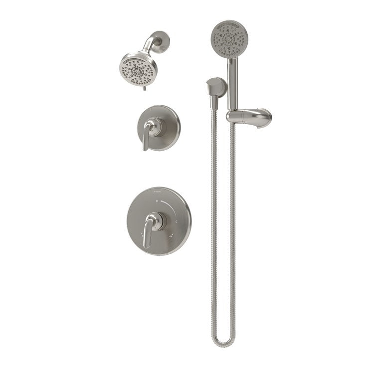 Shower Trim Elm 1 Lever Satin Nickel WaterSense ADA 2.0 Gallons per Minute Round 7 Function for 261 Series Temptrol Valve and 2DIVBODYSRT Diverter - Image 1
