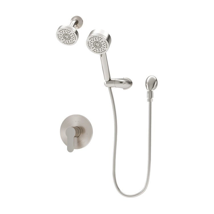 Shower Trim Identity 1 Lever Satin Nickel WaterSense ADA 2.0 Gallons per Minute Less Showerhead for S262 Series Temptrol Valve - Image 1